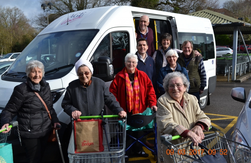 Huw and the bus