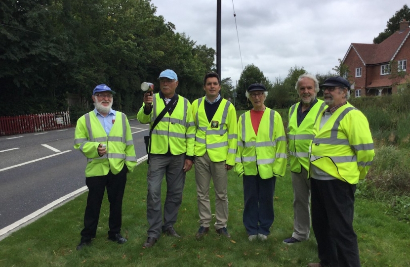 Speedwatch in Etchingham village