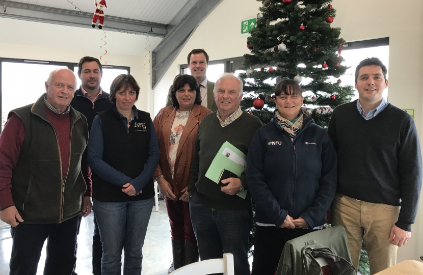 Huw and local Farmers