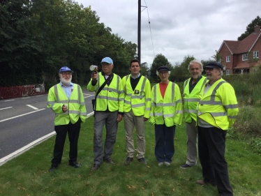 Speedwatch in Etchingham village